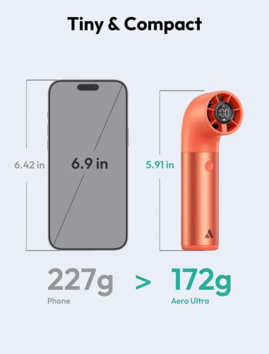 Aecooly Aero Ultra Handheld High-Speed Fan Orange