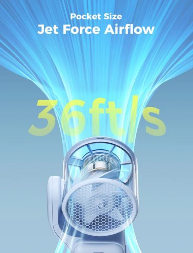 Aecooly Air Gimbal Portable Handheld Fan Blue