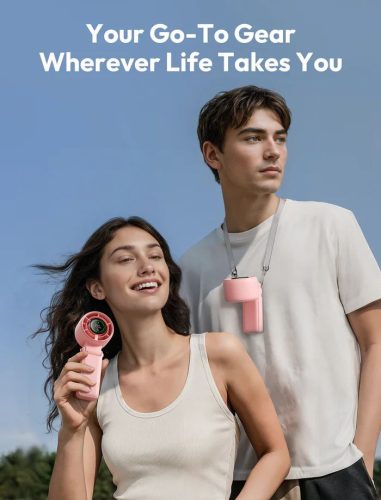 Aecooly Halo 02 Portable Handheld Fan Pink