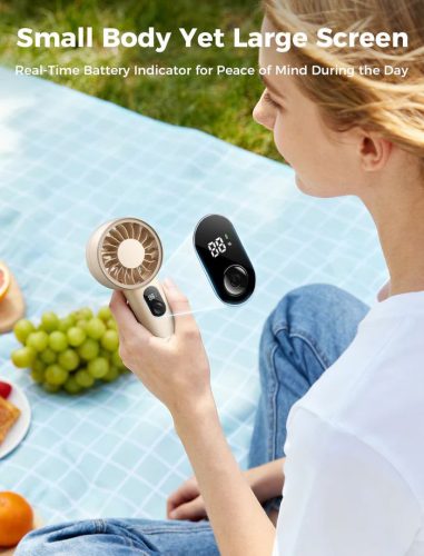 Aecooly Halo 03 Portable Handheld Fan Beige