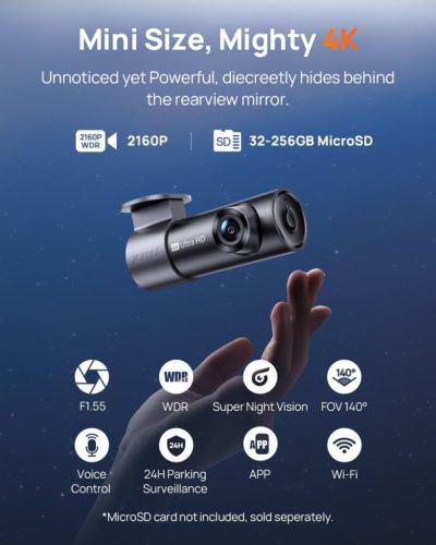 Xiaomi 70mai Dash Cam M310 Plus 4K Grey