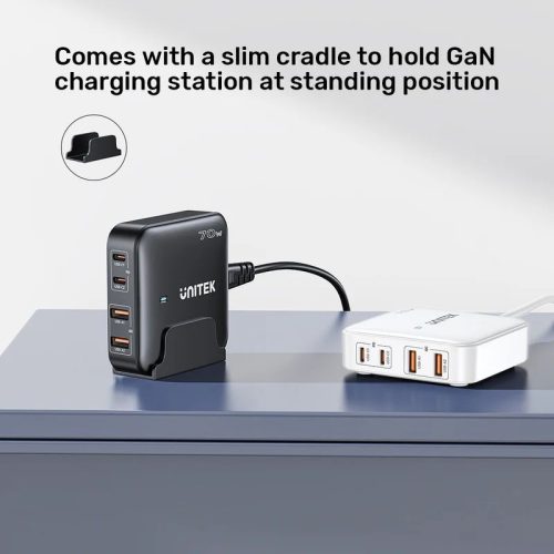 Unitek 70W Desktop GaN Charging Station Black