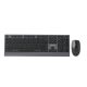 Gembird KBS-WPS-02 Dual-Mode Slim Wireless Bluetooth Keyobard Combo Black US
