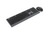 Gembird KBS-WPS-02 Dual-Mode Slim Wireless Bluetooth Keyobard Combo Black US