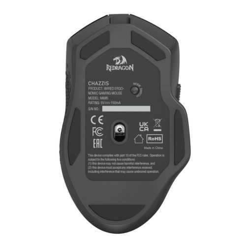 Redragon Chazzis Wired Gaming Mouse Black