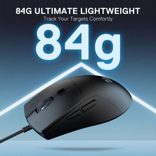 Redragon Azzmach (1K HZ) Wired Gaming Mouse Black