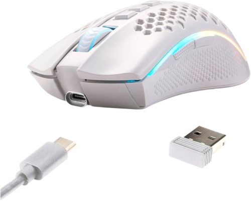 Redragon Storm Pro Wireless Gaming Mouse White