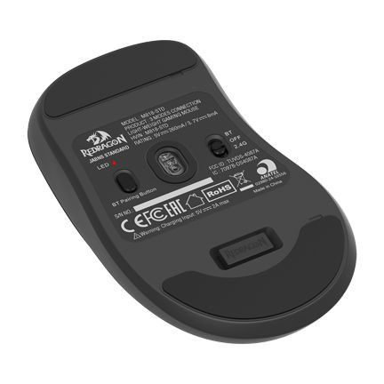 Redragon Jabns Standard Wireless Bluetooth Gaming Mouse Black