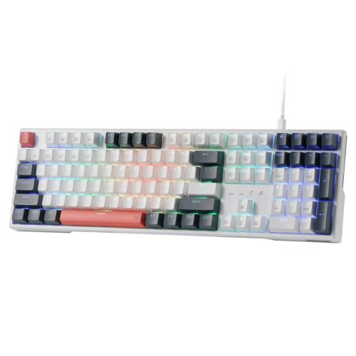 Redragon Trundle Wired Mechanical Gaming Keyboard Red switch White HU