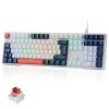 Redragon Trundle Wired Mechanical Gaming Keyboard Red switch White HU