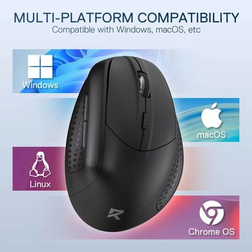 Redragon BM-4033 Wireless Vertical Ergonomic Office Mouse Black