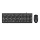 Redragon BS-7543 Wired Office Keyboard Combo Black HU