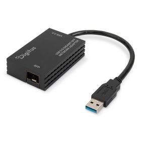 Digitus USB 3.0 Gigabit SFP network adapter Black