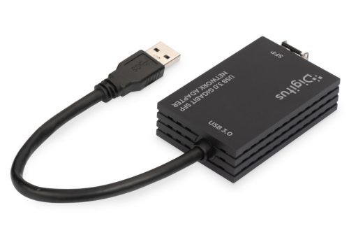 Digitus USB 3.0 Gigabit SFP network adapter Black