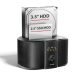 AXAGON ADSA-SC USB-C 5Gbps Docking and Cloning Station Black