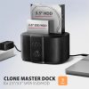 AXAGON ADSA-SC USB-C 5Gbps Docking and Cloning Station Black