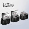 AXAGON ADSA-SC USB-C 5Gbps Docking and Cloning Station Black