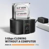 AXAGON ADSA-SC USB-C 5Gbps Docking and Cloning Station Black