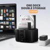 AXAGON ADSA-SC USB-C 5Gbps Docking and Cloning Station Black
