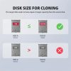 AXAGON ADSA-SC USB-C 5Gbps Docking and Cloning Station Black