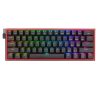 Redragon Fizz Pro Wired & Wireless Bluetooth Mechanical Gaming Keyboard Red switch Black HU