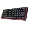 Redragon Fizz Pro Wired & Wireless Bluetooth Mechanical Gaming Keyboard Red switch Black HU