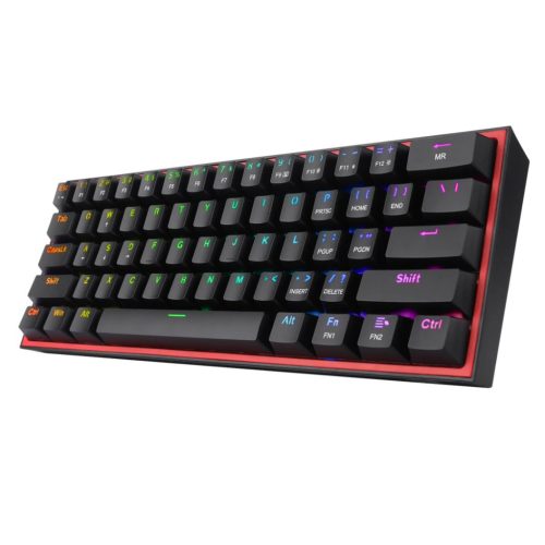 Redragon Fizz Pro Wired & Wireless Bluetooth Mechanical Gaming Keyboard Red switch Black HU