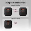 AXAGON ACU-PQ33 GaN Wall Charger 33W for phones and tablets Black
