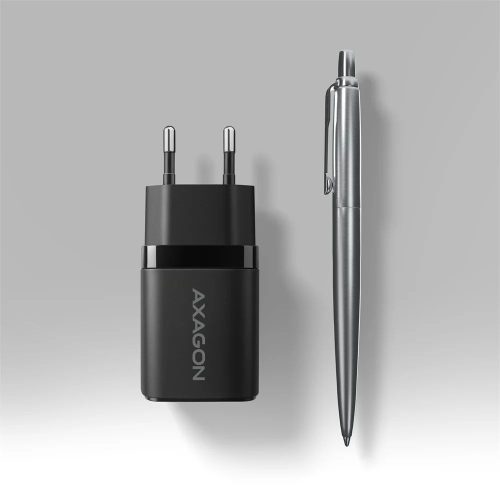 AXAGON ACU-PQ33 GaN Wall Charger 33W for phones and tablets Black