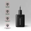 AXAGON ACU-PQ100 GaN Wall Charger 100W for laptops and phones Black