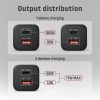 AXAGON ACU-PQ100 GaN Wall Charger 100W for laptops and phones Black