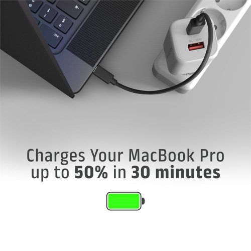 AXAGON ACU-PQ100W GaN Wall Charger 100W for laptops and phones White