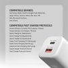 AXAGON ACU-PQ100W GaN Wall Charger 100W for laptops and phones White