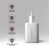 AXAGON ACU-PQ100W GaN Wall Charger 100W for laptops and phones White