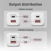 AXAGON ACU-PQ100W GaN Wall Charger 100W for laptops and phones White