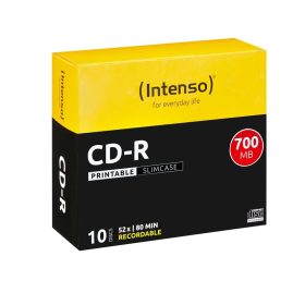Intenso CD-R 80 52x Slim Case 10db/csomag (10-es címke)