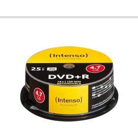 Intenso DVD+R 4,7Gb 16x Cake Box 25db/henger (25-ös címke)