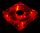 Akyga AW-12A-BR System Fan 12cm Red LED OEM