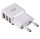 Akyga AK-CH-05 USB Adapter 100-240V/5V/3.1A 3USB White