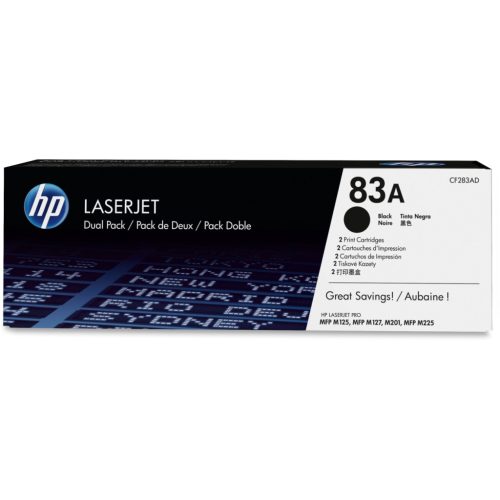 HP CF283AD (83A) 2-pack Black toner