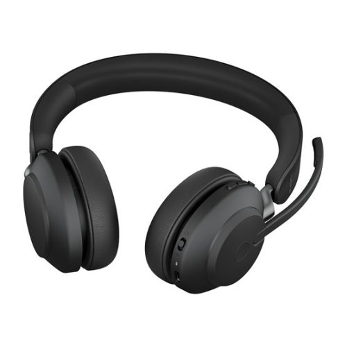 Jabra Evolve2 65, Link 390a UC Stereo Desk Stand Black