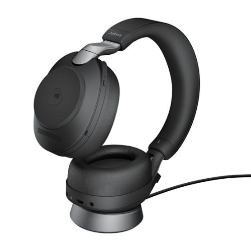 HEA Jabra Evolve2 85, Link 390c MS Stereo Desk Stand Black