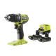 Ryobi 18V ONE+™ akkumulátoros szénkefe nélküli ütvefúró-csavarozó (2x 2.0Ah)