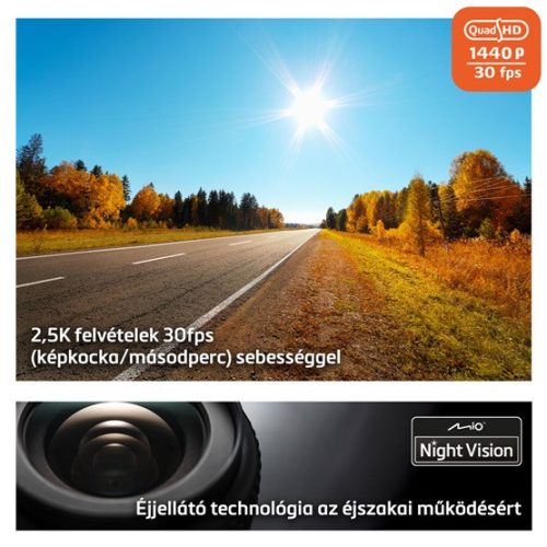 MIO MiVue E60 hátsó menetrögzítő kamera - Bontott, kipróbált termék