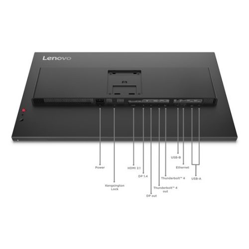 Lenovo 31,5" ThinkVision P32UD-40 monitor - Raven Black - PIVOT
