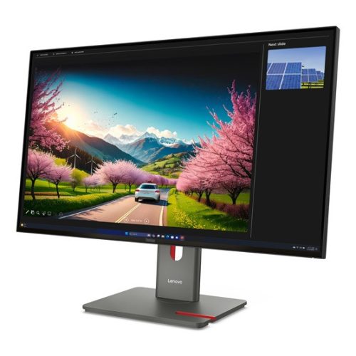Lenovo 31,5" ThinkVision P32UD-40 monitor - Raven Black - PIVOT