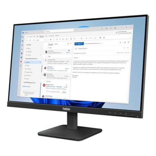 Lenovo 23,8" ThinkVision S24-4e monitor - Black