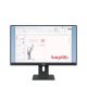 Lenovo 23,8" ThinkVision E24-40monitor - Raven Black - PIVOT