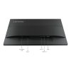 Lenovo 23,8" ThinkVision E24-40monitor - Raven Black (dobozsérült)