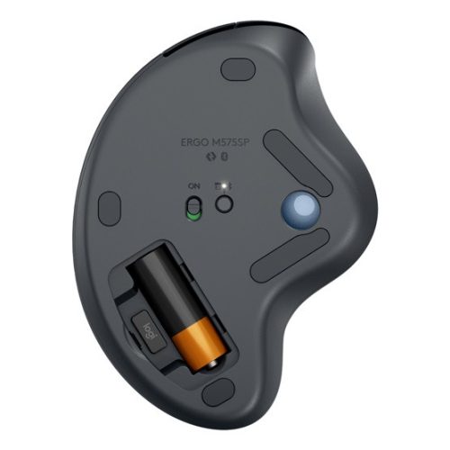 Logitech ERGO M575S - Graphite + Blue Ball